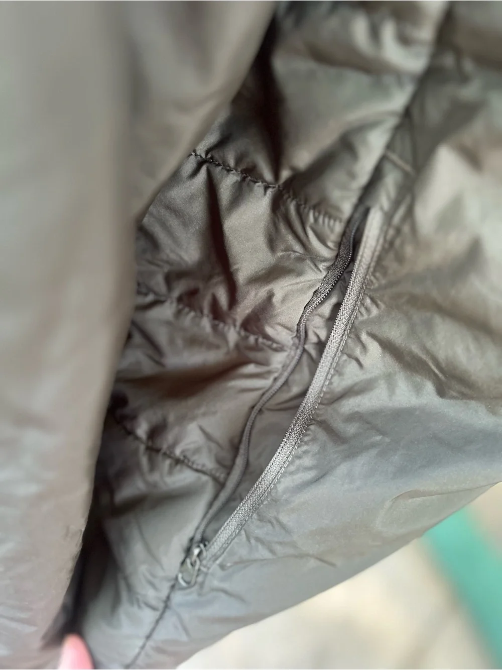 The North Face olive green Bombay lightweight puffer Size Medium